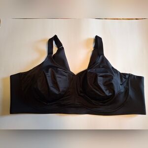 Catherines 50DD Black Full Coverage Bra
